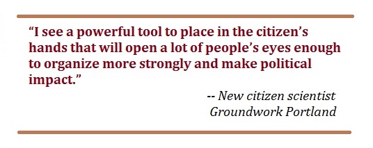 Citizen Scientiest Groundwork Portland